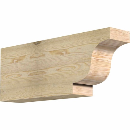 Ekena Millwork Newport Rough Sawn Rafter Tail, Douglas Fir, 6"W x 12"H x 32"L RFT06X12X32NEW00RDF